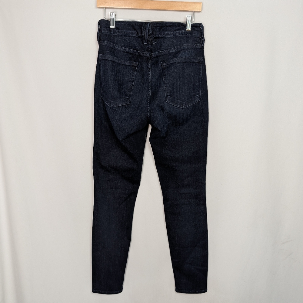 Good American Good Legs Jeans Dark Wash High Rise Skinny Stretch Denim - Picture 4 of 12